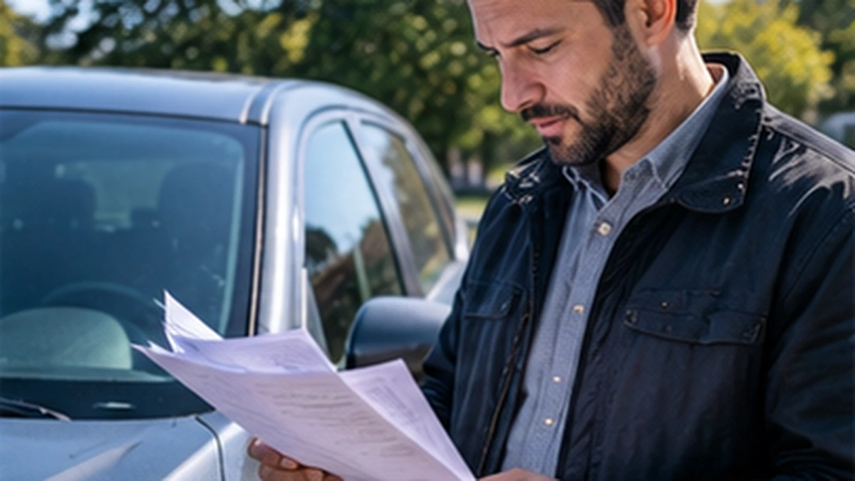 Realistic insurance scene illustrating read an insurance policy